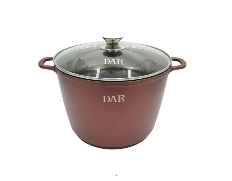 Oala Dar Cu Capac Al Turnat Ceramic 28x20 Cm 10.0L Lkgt28